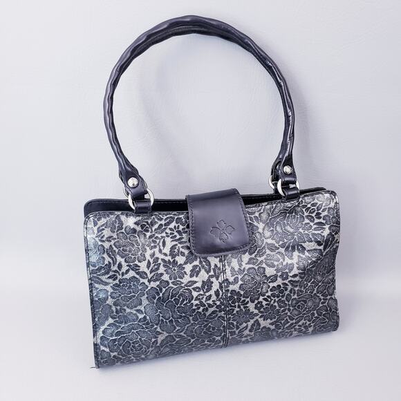Patricia Nash Handbags - Patricia Nash Rienzo Glitter Rose Satchel